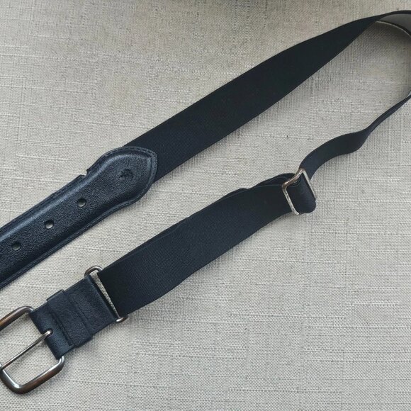 Adidas Boys Belt Black Stretched Waistband Sport Belt Pin Buckle Size adjustable - Picture 4 of 12